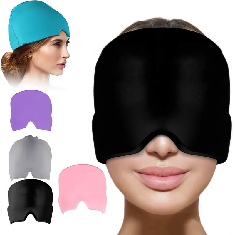 Gel Ice Headache and Migraine Relief Hat